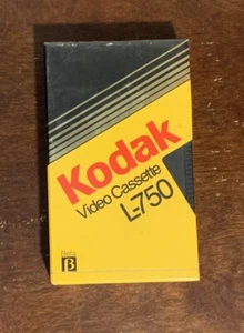 Kodak Beta Video Cassette L-750 NEW-SEALED Betamax Cassette Tape - Picture 1 of 4