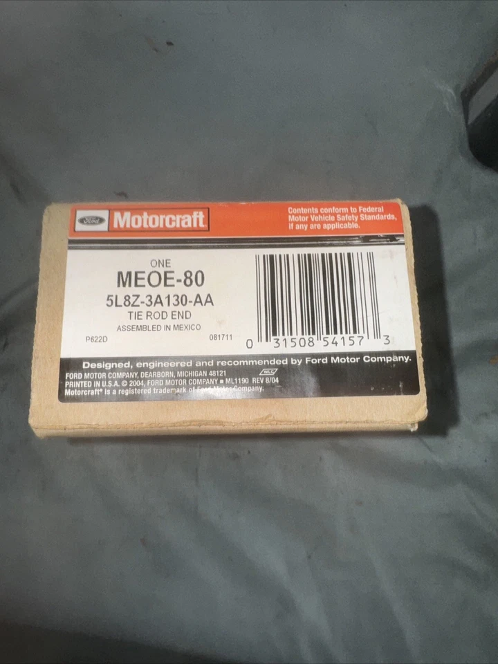 NEW Motorcraft Steering Tie Rod End Front Outer MEOE-80 Escape Mariner 2001-2007 - Image 1 of 1