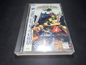 Guardian Heroes 1996 Sega Saturn EX+nm estado COMPLETO+tarjeta regular! - Imagen 1 de 5