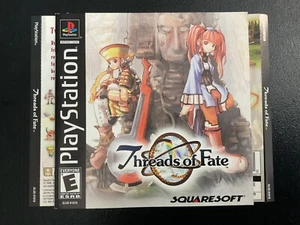 Threads of Fate PS1 PlayStation Artwork & Instruction Manual Only - Picture 1 of 3