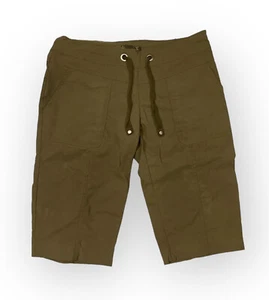 PRANA shorts Womens size 4 olive color lightweight camping outdoor - Picture 1 of 7