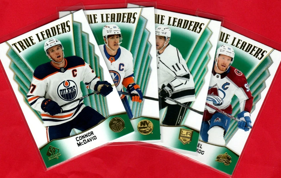 2021-22 SP AUTHENTIC TRUE LEADERS GREEN McDAVID COMPLETE YOUR SET 0,25 XTRA SHIP - Image 1 of 1