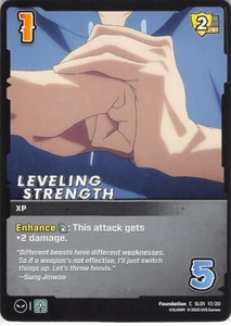 Solo Leveling Trading Card UniVersus SL01 17/20 C Sung Jinwoo Leveling Strength - Bild 1 von 2
