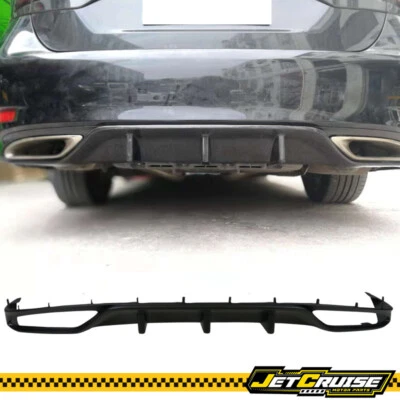 Se adapta a Lexus GS350 GS200t GS300 2013-2020 parachoques trasero difusor de labios 3 aletas PP Foto 1 de 4