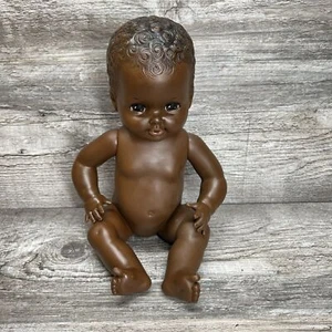 Vintage 1972 Shindana Zuri African American Baby Doll Toy No Clothes 12” - Picture 1 of 16