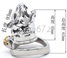 Latest Design Stainless Steel Male Long Tiger Head Chastity Cage Lock Restrain
