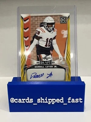 2023 Leaf Draft - Autographs Gold #BA-DLJ Darrell Luter Jr. RC Auburn Tigers - Image 1 of 2