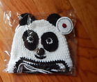Chapeau banie crochet main ours panda