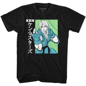 Street Fighter Capcom Video Game Ken In Fighting Stance Come On Men's T Shirt  - Picture 1 of 5