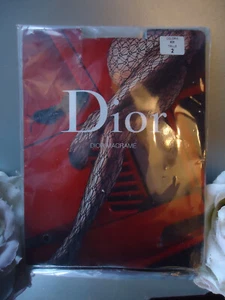 Rare DIOR Galliano MACRAME Large Destructered Fishnet Tights Black S2 New Sealed - Imagen 1 de 9