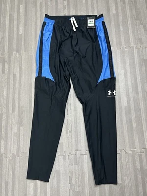 Under Armour Challenger Pro Jogger Pants Mens Size Large 1379448 Black Blue $75 - Image 1 of 4