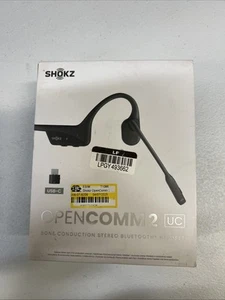 Shokz OpenComm 2 UC USB-C Bluetooth Bone Conduction Headset - Zdjęcie 1 z 2