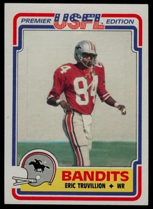 1984 Topps USFL #124 Eric Truvillion Tampa Bay Bandits - Picture 1 of 2