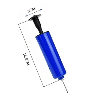 Football Pump Hand Pump With Inflating Needle Adaptor Pump Ball Sports - image 1 of 4