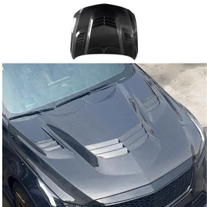 For 20-24 Cadillac CT5/CT5-V GT Performance Carbon Fiber Vented Hood Trim Cover - Picture 1 of 1