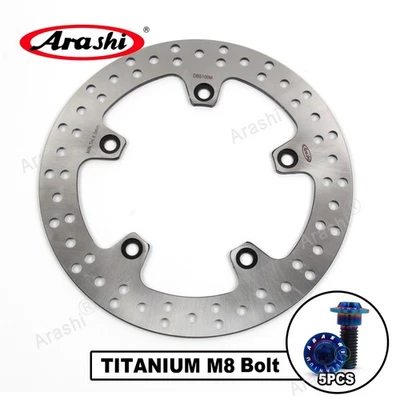 Fit BMW K1300R ABS 2008-2014 R1200S 2006-2008 Rear Brake Disc Rotor + M8 Bolts - Image 1 of 4