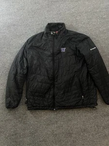 UW Huskies Omni Heat Columbia Zip Up Jacket With Pockets Size XL - Picture 1 of 9
