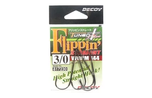 Decoy Worm 144 Flippin' Straight Worm Hooks Size 3/0 (7230) - Picture 1 of 6