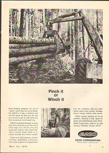 ANUNCIO DE REVISTA VINTAGE 1970 #01000 - ESCO patinador de registro - Imagen 1 de 1