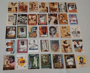 35 Diff MLB Baseball JACKIE ROBINSON Card Lot Dodgers HOF Inserts TCMA Heritage - Picture 1 of 1