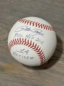 Rarissima Pete Rose Auto Baseball firmata “Reds HOF 2016” “14 ritirata” JSA CERT - Foto 1 di 2