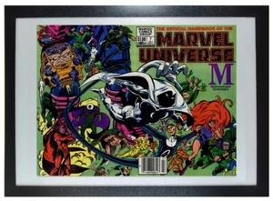 Marvel OHOTMU 7 Moon Knight Mystique FF Modok Comic Cover Poster 11x17" gerahmt - Bild 1 von 13