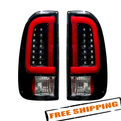 Luces traseras LED de fibra óptica Recon 264292BK negras/humo Foto 1 de 1