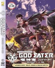 God Eater Complete TV Series Japanese Anime DVD Free Ship English Sub Region All
