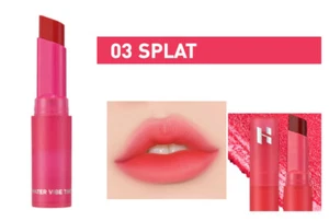 HOLIKA HOLIKA WATER VIBE TINT Lipstick smoothly and adheres 2.5g. #03 SPLAT - Picture 1 of 11
