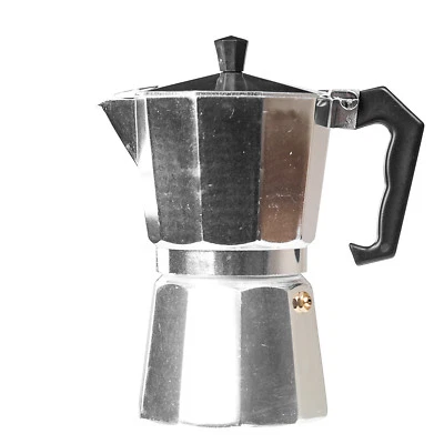 Stovestop Espresso Maker - 6 Cup Aluminum Stove Top Percolator Moka Express Foto 1 de 4