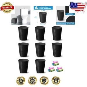 Durable Open-Top Trash Can Set – 8 Pack of 1.8 Gallon Bins for Versatile Use - Picture 1 of 10