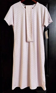 S Lularoe LILAC With BLACK POLKA DOTS Marly Dress TIE BELT Pockets NWT Purple - Picture 1 of 5