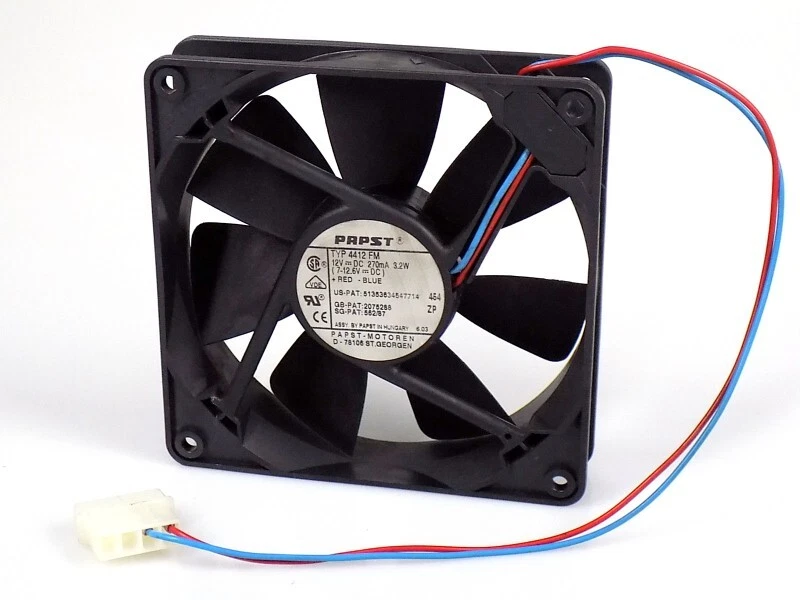 Papst 4412 FM Gehäuse Fan Lüfter Kühler Cooler 119x119x25mm Axiallüfter 12V - Bild 1 von 1