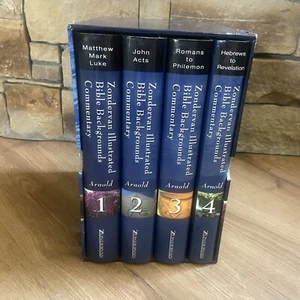 Zondervan Illustrated Bible Backgrounds Commentary Box Set Of 4 Volume HC Books - Picture 1 of 17