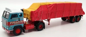 Corgi 1/50 Scale Model Truck CC13107 - Volvo F88 Sheeted Flatbed Trailer - Picture 1 of 6