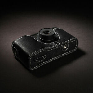 Genuine Real Leather Half Camera Case Bag Cover for Ricoh GR1V GR1S GR21 Stock