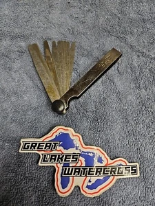 BikeMaster 20-Blade Feeler Gauge Set Metric 15-1526 New Never Used Heavy Oiled - Picture 1 of 4
