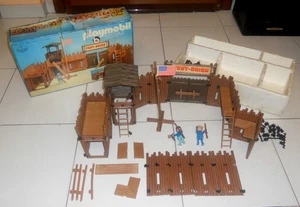 PLAYMOBIL SYSTEM 3420 del 1974 FORT UNION Fortino Forte Klicky Western Nordisti - Foto 1 di 1