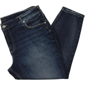 Silver Jeans Co. Womens Blue Mid-Rise Cropped Skinny Jeans Plus 24W BHFO 2670 - Picture 1 of 2