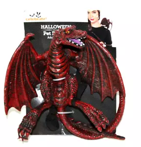 2022 Way to Celebrate! Halloween Pet Dragon Adult One Size 23" Tail Brand New #3 - Picture 1 of 8