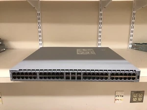 Arista DCS-7020TR-48-F Switch, 48xRJ45 (100/1000), 6xSFP+(1/10GbE) Front to Rear - Picture 1 of 6