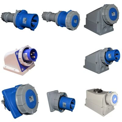 Garo 240V 63A 2P+E Blue Industrial Plugs & Sockets IP67