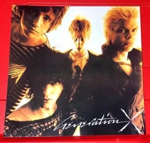 Generation X Self-Titled Album Cover Art PICTURE / PRINT 8.5" x 8.5"Billy Idol - Picture 1 of 3