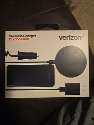OEM Verizon MFi-Certified iPhone Car Charger, Wireless Charger, Power Bank Combo - Image 1 of 3