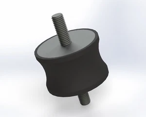 4-Pack: 55x35mm M10, Options, UK Made, Rubber Bobbin Anti Vibration Mount MM - Picture 1 of 2