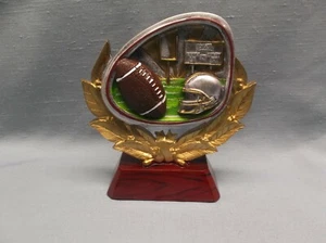 FOOTBALL trophy full color resin award JDP410 ball and helmet - Picture 1 of 1