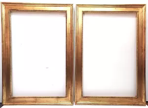 CORNICE PORTAFOTO LABBRO PERLINE DORATE A MANO 16 X 24 1/2" LARGHEZZA 2 DISPONIBILI - Foto 1 di 12