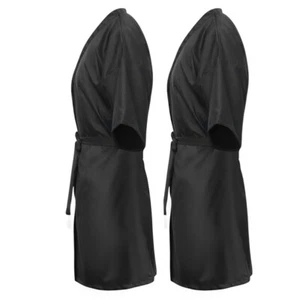 2 Pcs Haircut Barber Suit Salon Cape Work Hairdressing Cloak Smock for Stylist - Picture 1 of 12
