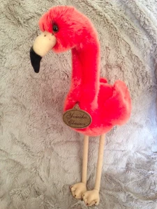 Yomiko Classics FLAMINGO Vogel 15 Zoll Plüsch von Russ Berrie - Bild 1 von 2