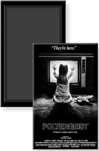 Poltergeist 1982 Horror Movie B & W Poster Image Carol Anne 2 x 3 Fridge Magnet - Picture 1 of 3